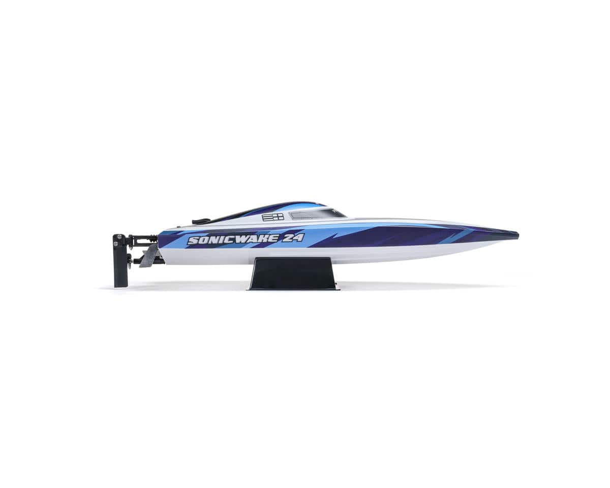 Pro Boat Sonicwake 24inch Self-Righting Brushless Deep-V Boat RTR - Blue**