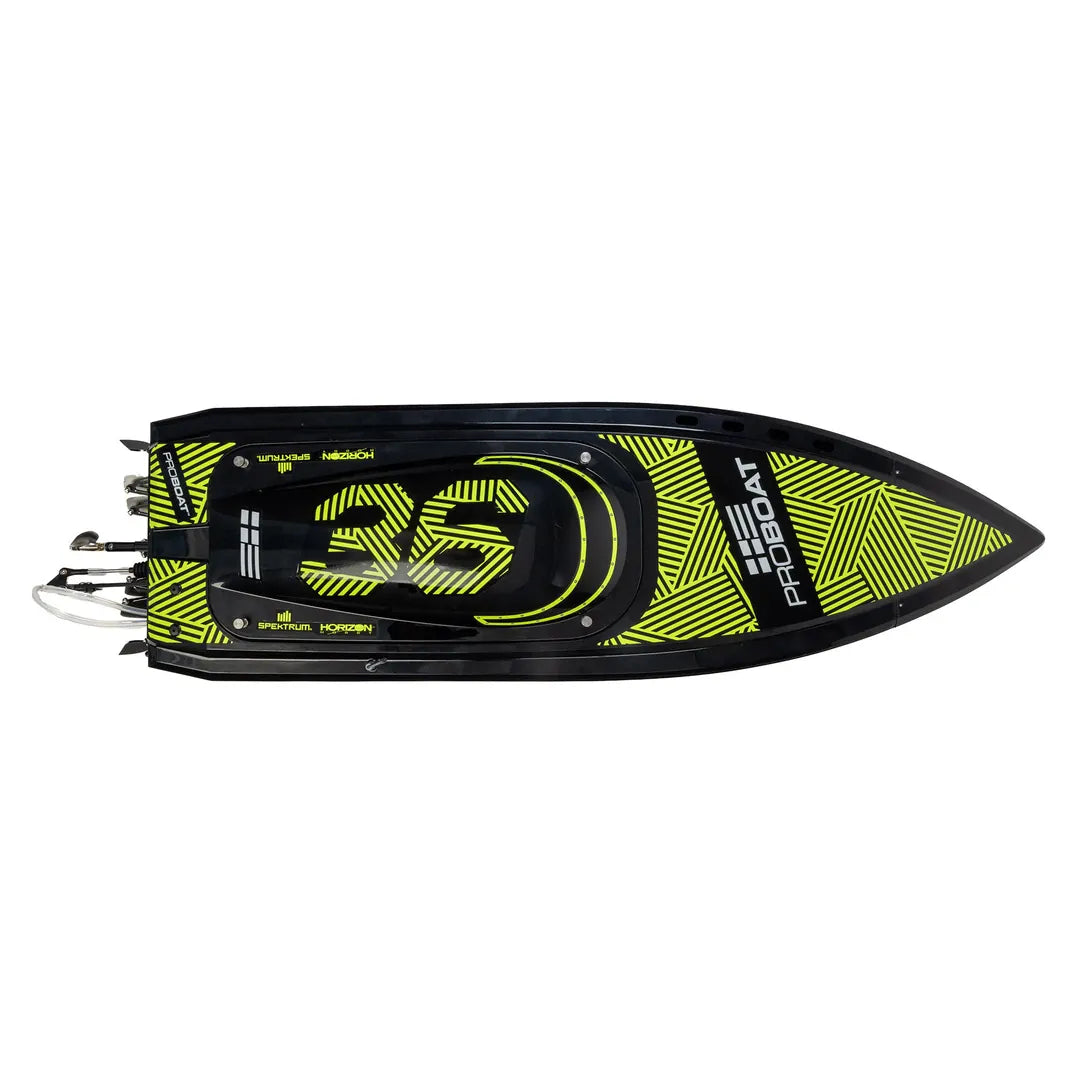 ProBoat Sonicwake 36 V3 Self Righting Deep-V RC Boat, RTR, Black