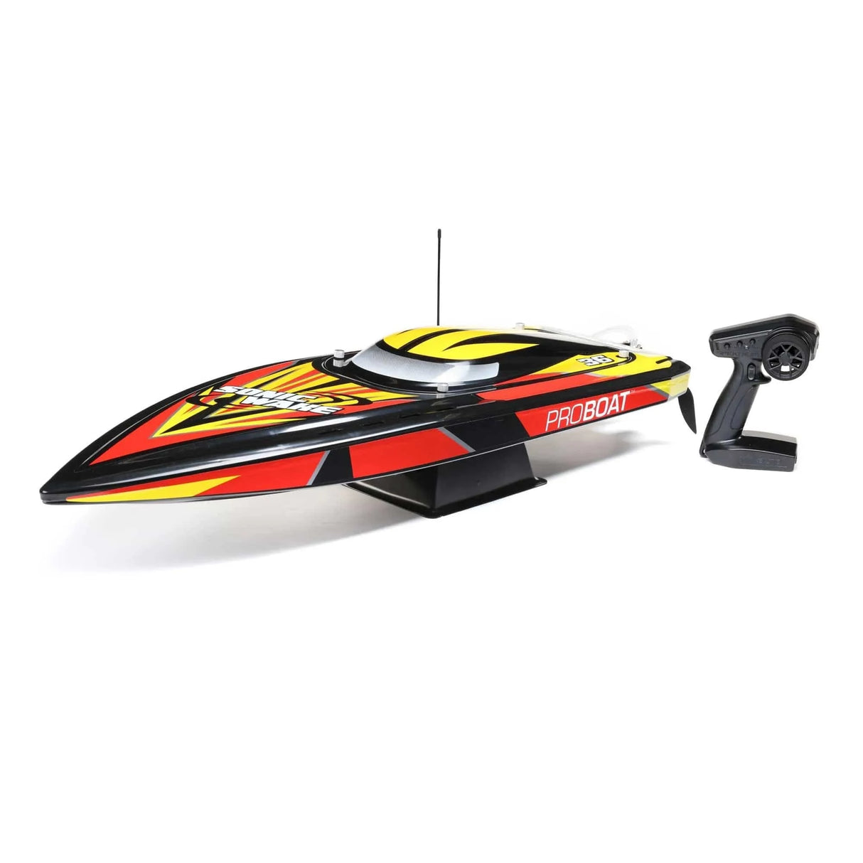 Proboat Sonicwake V2 36inch DeepV Boat, RTR, Black, PRB08032V2T1 - Hobbytech Toys