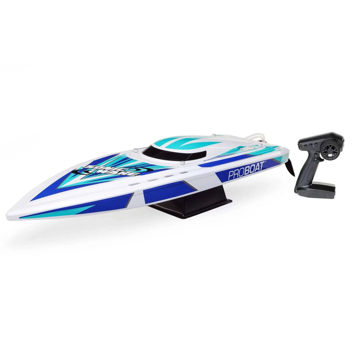 Proboat Sonicwake V2 36inch DeepV Boat, RTR, White, PRB08032V2T2 - Hobbytech Toys
