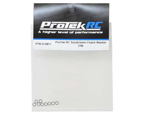 ProTek RC 3x5x0.5mm Clutch Washer (10pcs)**