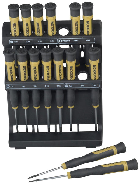 PROXXON 28148 Flex Dot 15pc Micro Screwdriver Set - Hobbytech Toys