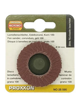 PROXXON Corundum Fan Sanding Disc - 100 Grit [28590] - Hobbytech Toys