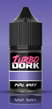 Turbo Dork Purl Grey Metallic Acrylic Paint 22ml Bottle - Hobbytech Toys