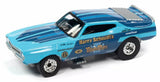 Racing Champions 1/64 1973 Ford Mustang Blue Max Funny Car Diecast Model** - Hobbytech Toys