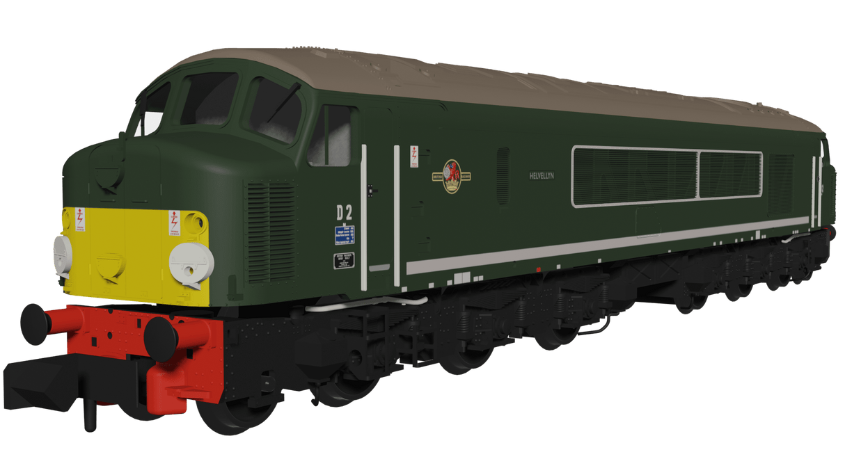 Rapido N Scale Class 44 - D2 Helvellyn BR Green With Small Yellow Panel - DCC Sound Fitted [948503]