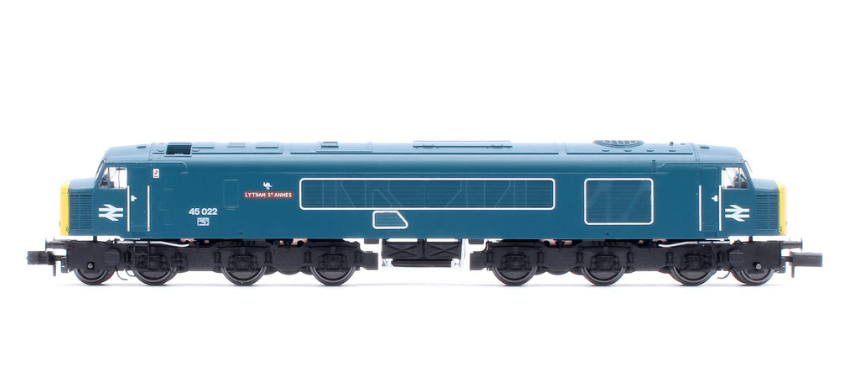 Rapido N Scale Class 45 45022 Lytham St Annes BR Blue  Diesel Locomotive - DCC Sound [948610]