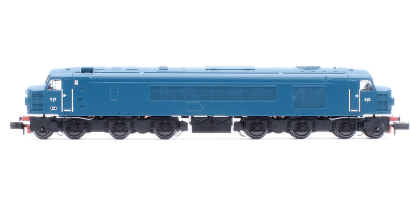 Rapido N Scale Class 45 D92 BR Early Blue With Small Yellow Panels Diesel Locomotive - DCC Sound [948604]