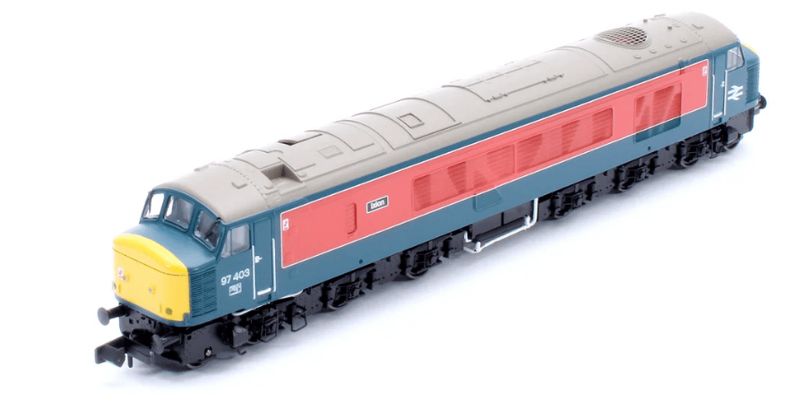 Rapido N Scale Class 46 97403 Ixion RTC Blue/Red Diesel Locomotive - DCC Sound [948707]