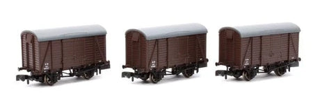 Rapido N Scale SR Post - 36 Livery 10t Covered Vans (Dia.1426) (3pcs) [942012] - Hobbytech Toys