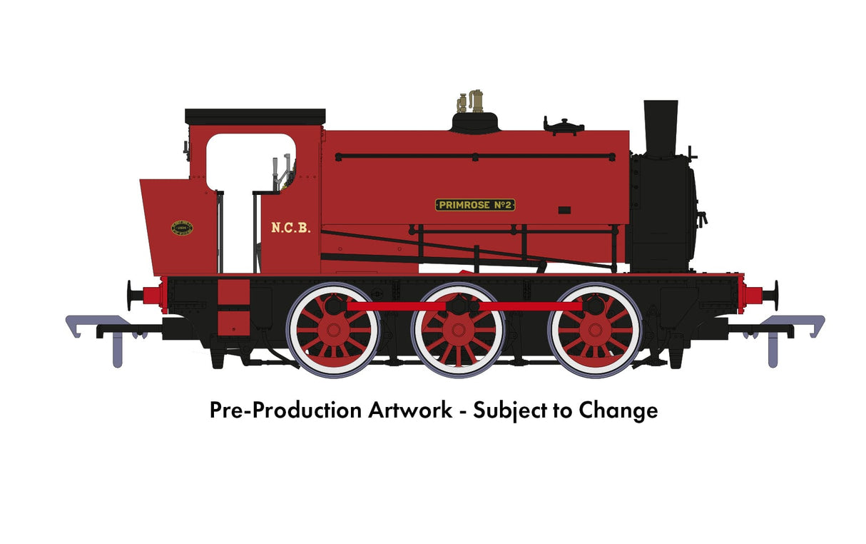 Rapido OO Scale 16" Hunslet 0-6-0 - Primrose No.2 (Late) - DCC Sound Fitted [903517]