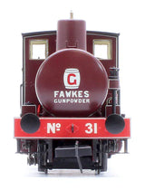 Rapido OO Scale Andrew Barclay Fireless 0-4-0 G. Fawkes Gunpowder Works No.31 Steam Locomotive - DCC Sound [965511]