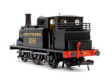 Rapido OO Scale E1 0-6-0 Tank No.2151, Southern Black - DCC Sound Fitted