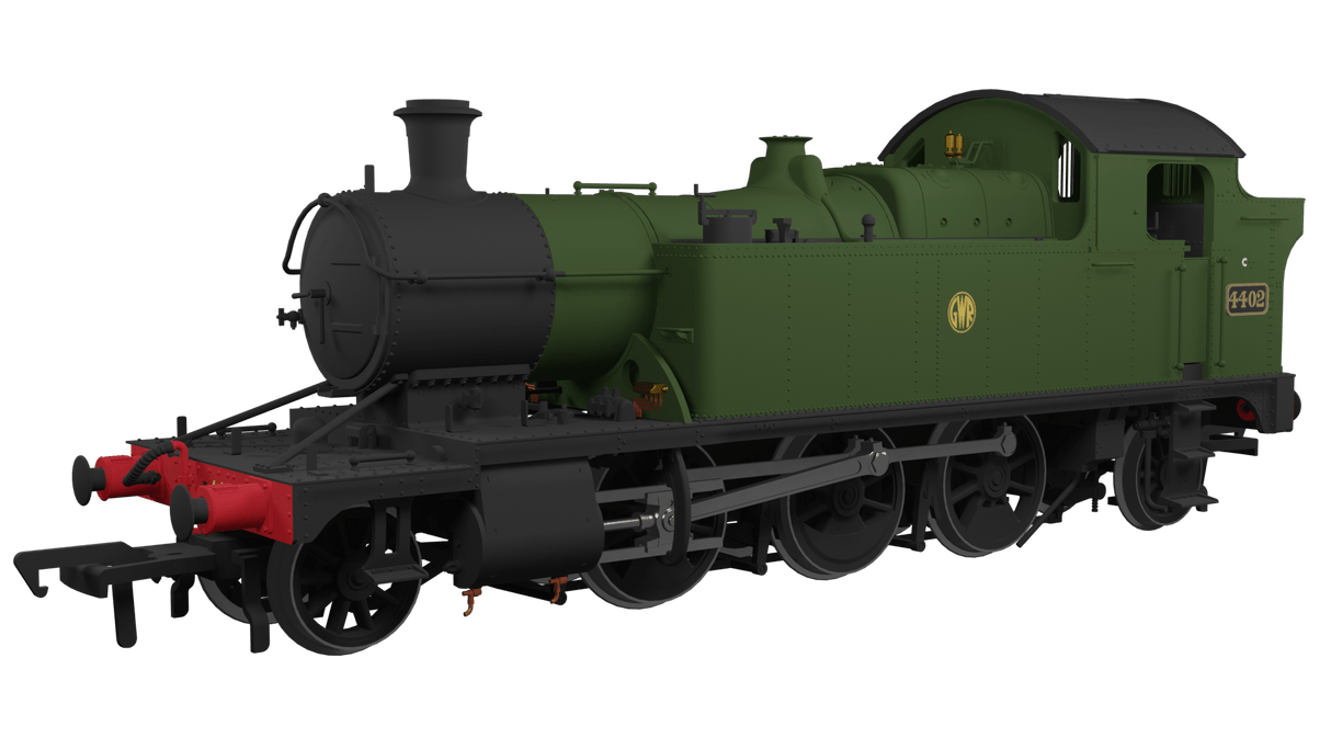 Rapido OO Scale GWR 44xx No.4402 GWR Green with 'Shirtbutton' Roundel - DC [951003]
