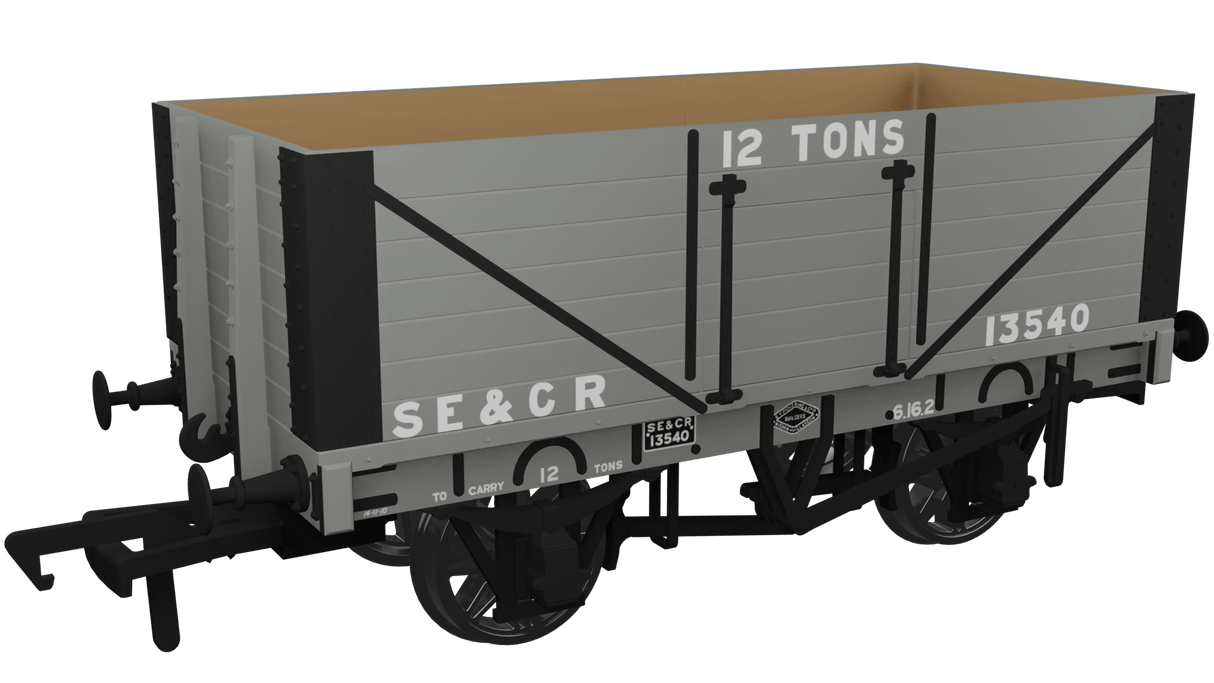 Rapido OO Scale SECR (Early) No.13540 7 Plank Wagon [967402]