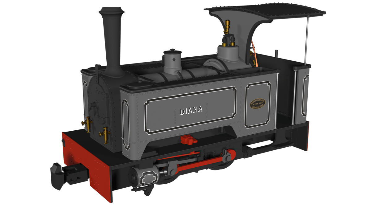 Rapido 986001 Kerr Stuart Sirdar Diana lined grey 009 locomotive