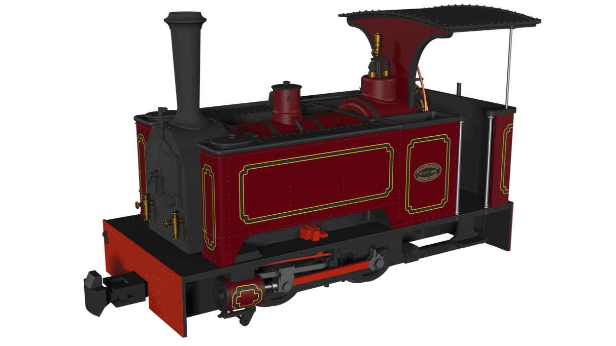Rapido 986506 Kerr Stuart Sirdar lined maroon 009 locomotive