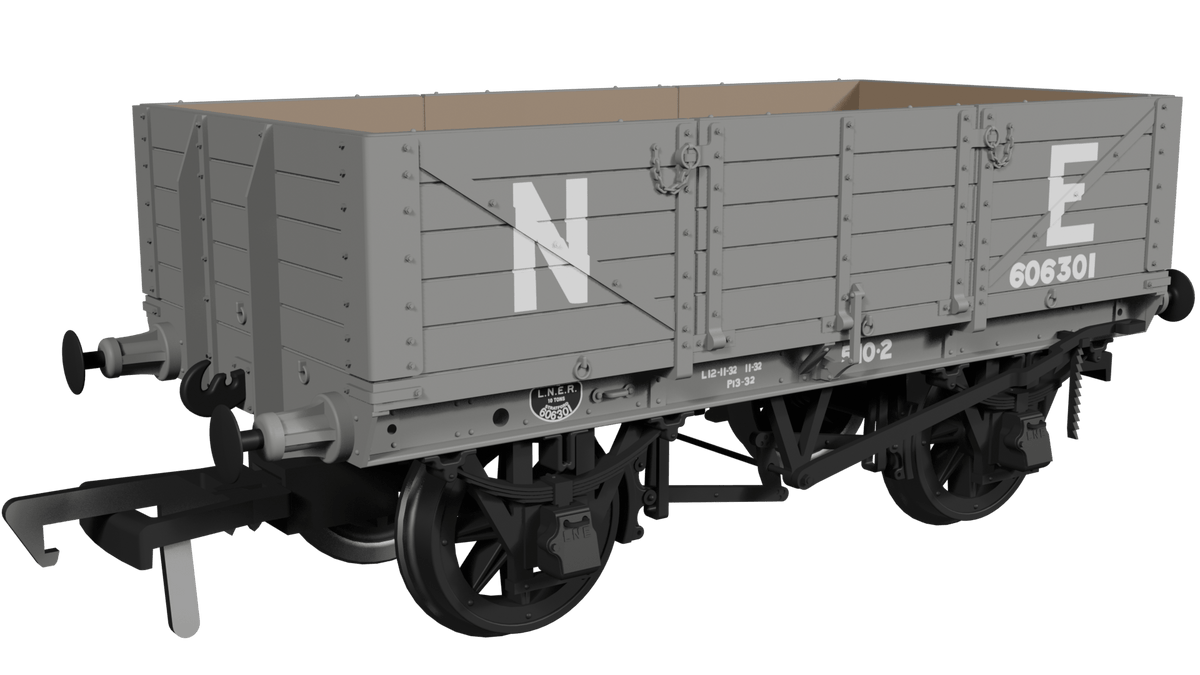 Rapido 972010 GER Diagram 17 five-plank wagon LNER No.606301
