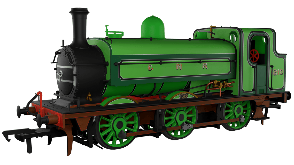Rapido UK OO Scale GNR J13 0-6-0T No.1210 GNR Green - DCC & Sound Fitted [958501]