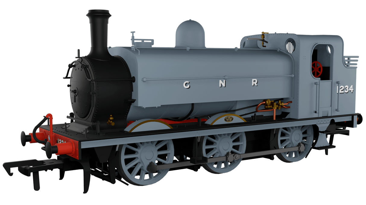 Rapido UK OO Scale GNR J13 0-6-0T No.1234 GNR Grey - DC Loco [958002]
