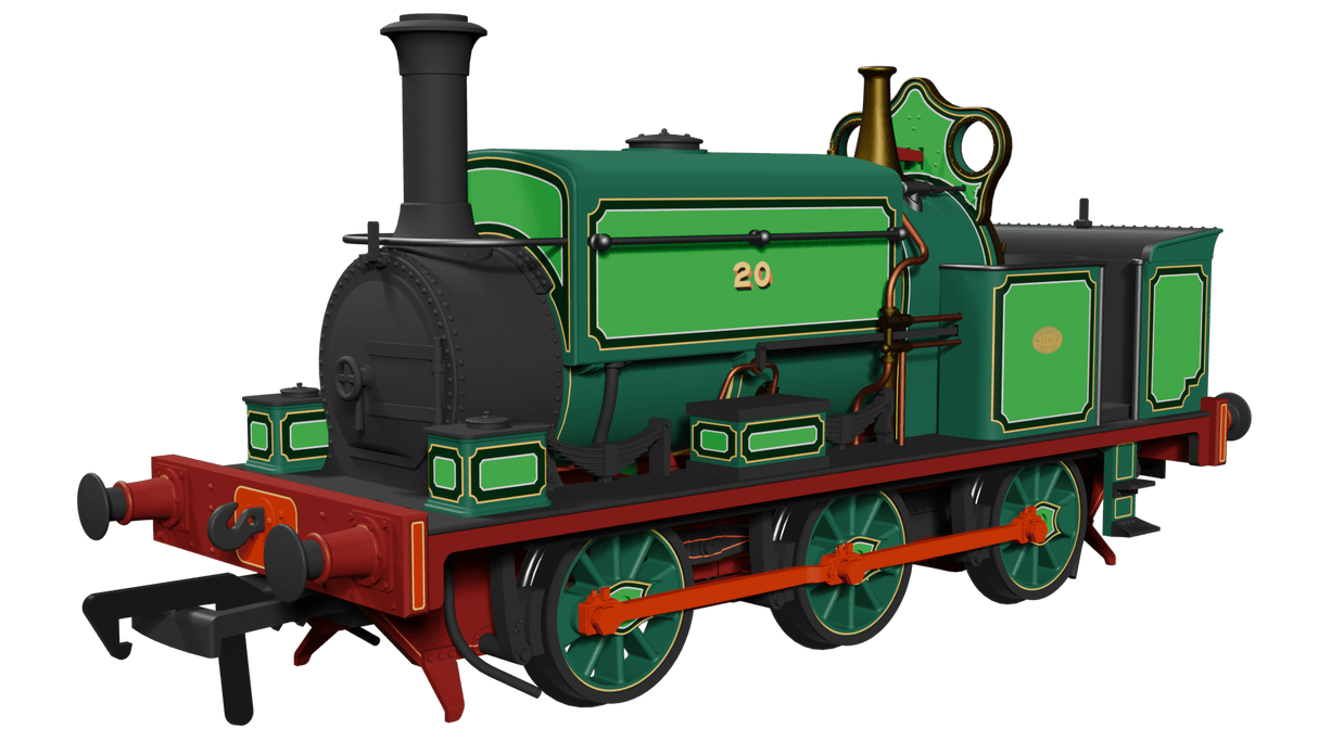 Rapido UK OO Scale Manning Wardle L Class – Logan and Hemmingway No.20 - DC Loco