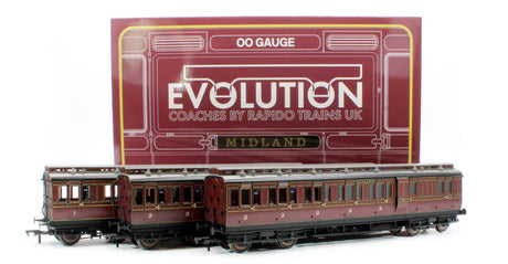 Rapido UK OO Scale MR Evolution Non-Corridor Carriage Pack (3pcs) [978005]