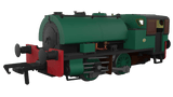 Rapido UK OO Scale Port of Par Bagnall – Unlined Dark - DC Loco [968003]