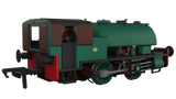 Rapido UK OO Scale Port of Par Bagnall – Unlined Dark - DC Loco [968003]