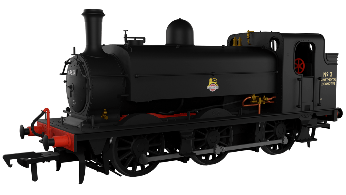 Rapido UK Scale OO Scale LNER J52/2 0-6-0T No.2 BR Unlined Black - DCC & Sound Fitted [958510]