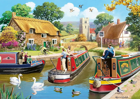 Ravensburger - A Busy Day on the Canal 1000pc Puzzle