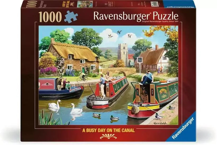 Ravensburger - A Busy Day on the Canal 1000pc Puzzle