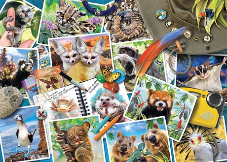 Ravensburger A Traveler's Animal Journal 1000pc Puzzle