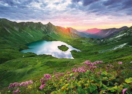 Ravensburger AllgÃ¤uer Bergsee 1000pc Puzzle