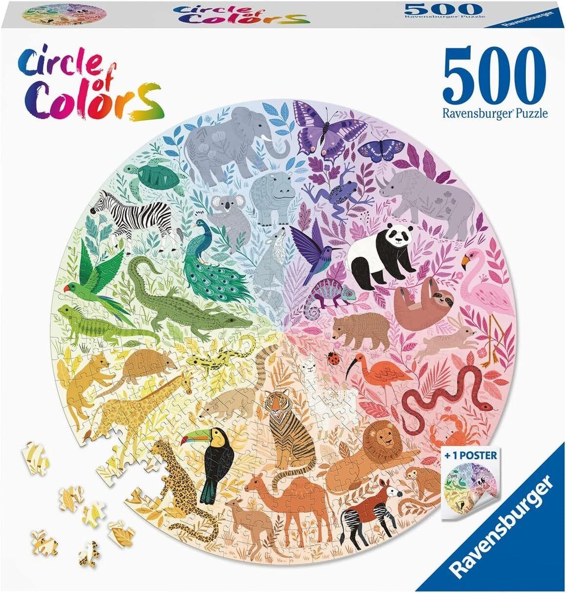 Ravensburger Animals Circle 500pc Puzzle