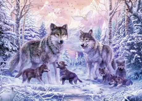 Ravensburger Arctic Wolves 1000pc Puzzle