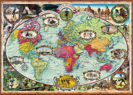Ravensburger Around the World by Bike 1000pc Puzzle