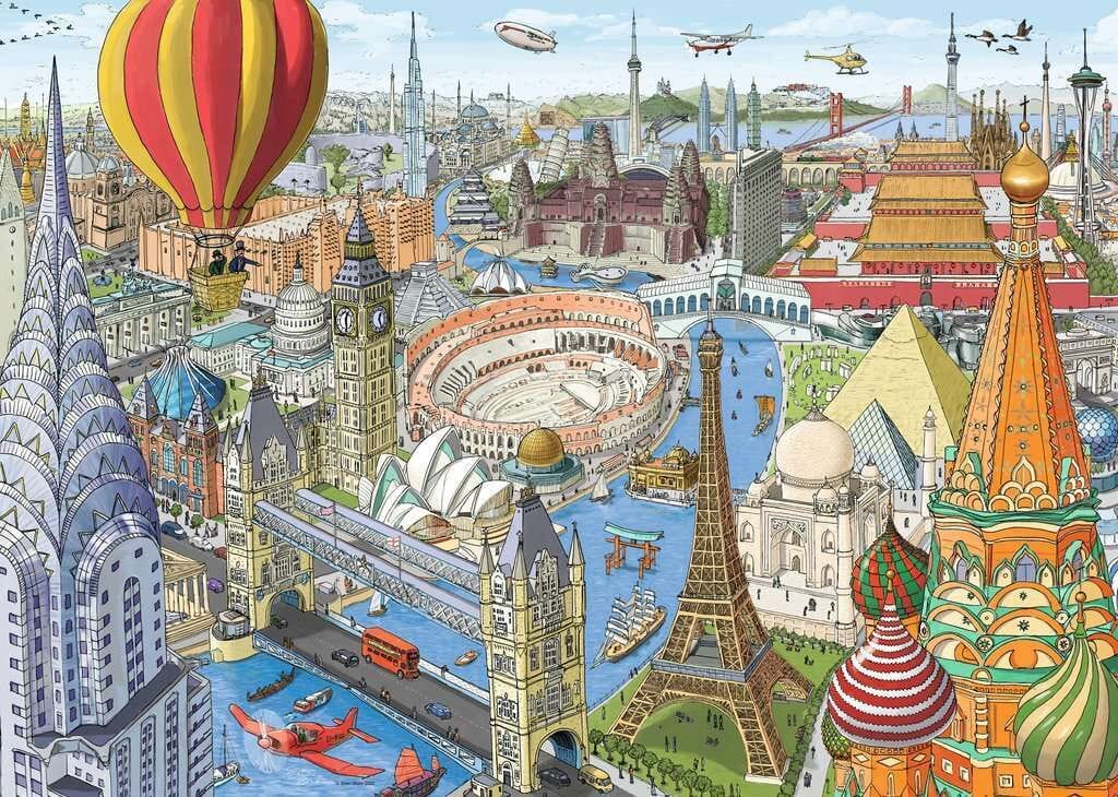 Ravensburger Around the World in 80 Days 1000pc Puzzle
