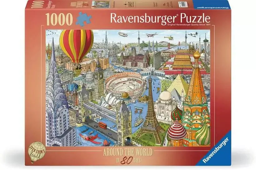 Ravensburger Around the World in 80 Days 1000pc Puzzle