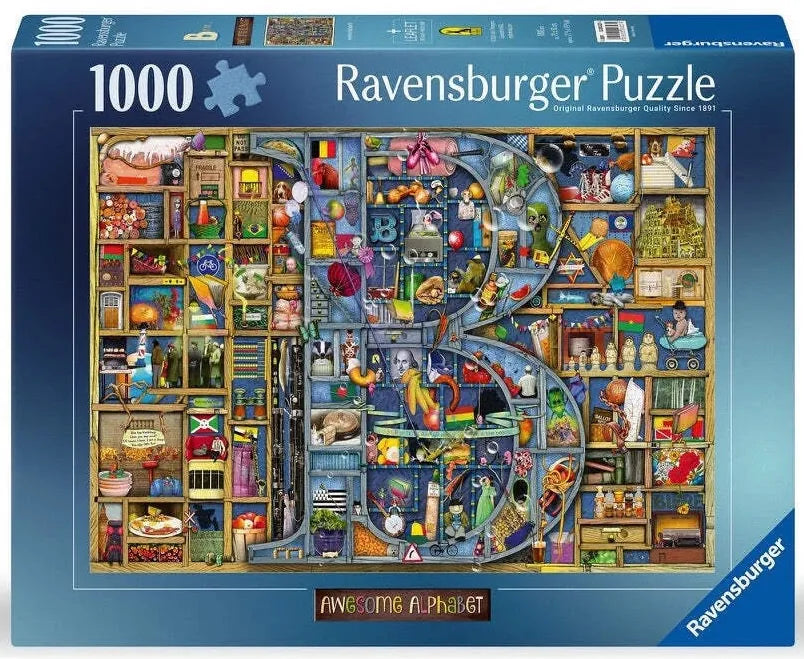 Ravensburger Awesome Alphabet B 1000pc Puzzle