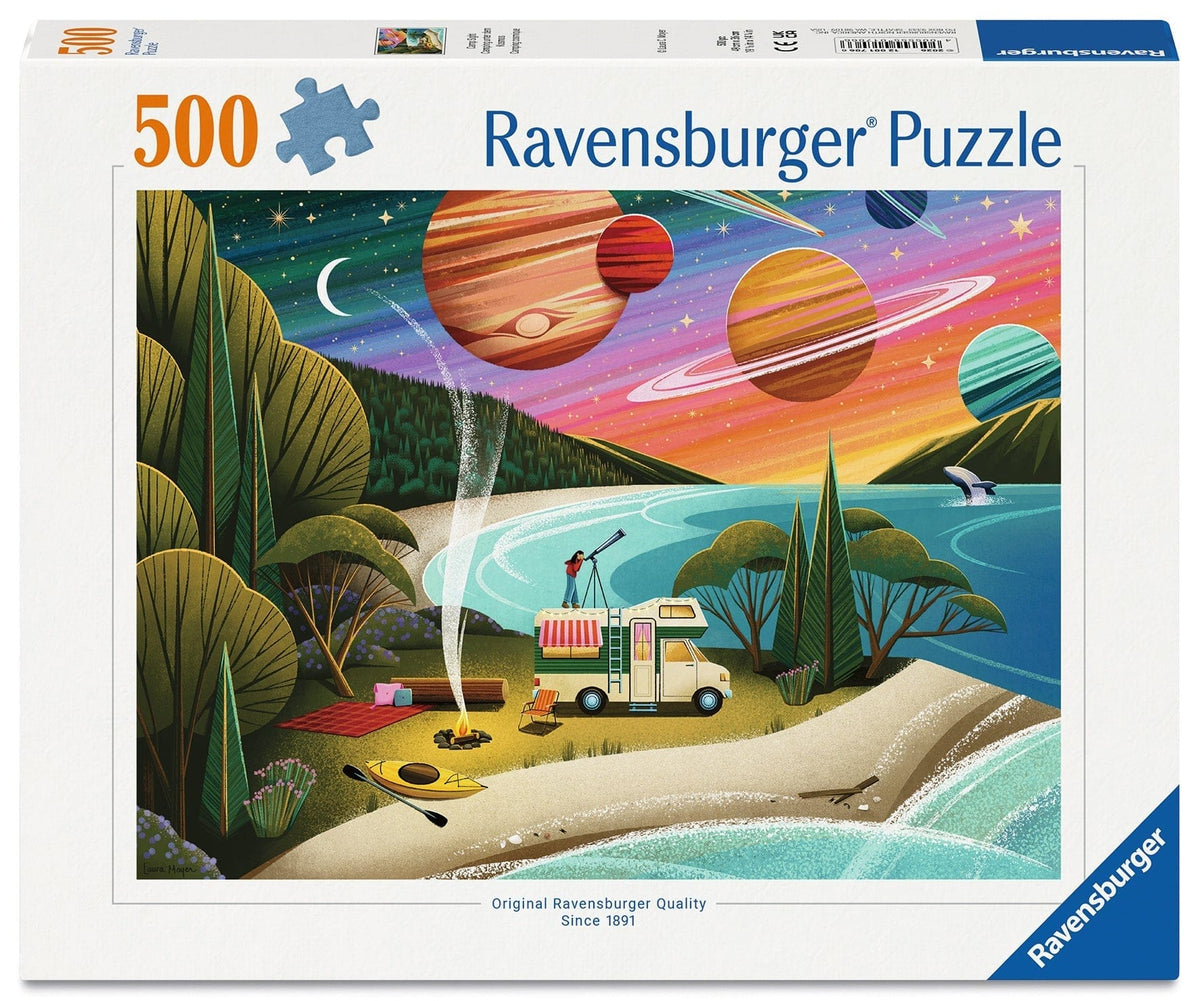 Ravensburger Camp Sight 500pc front of box