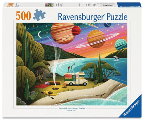 Ravensburger Camp Sight 500pc front of box