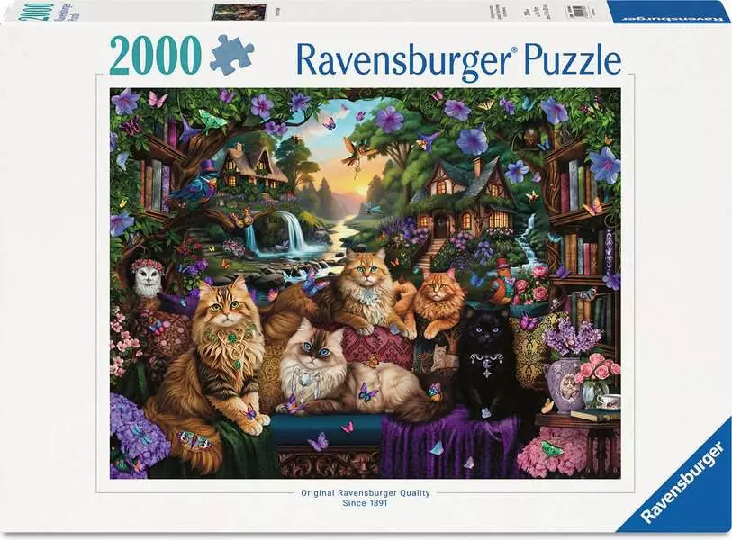 Ravensburger Cat Tail Cottage 2000pc Puzzle