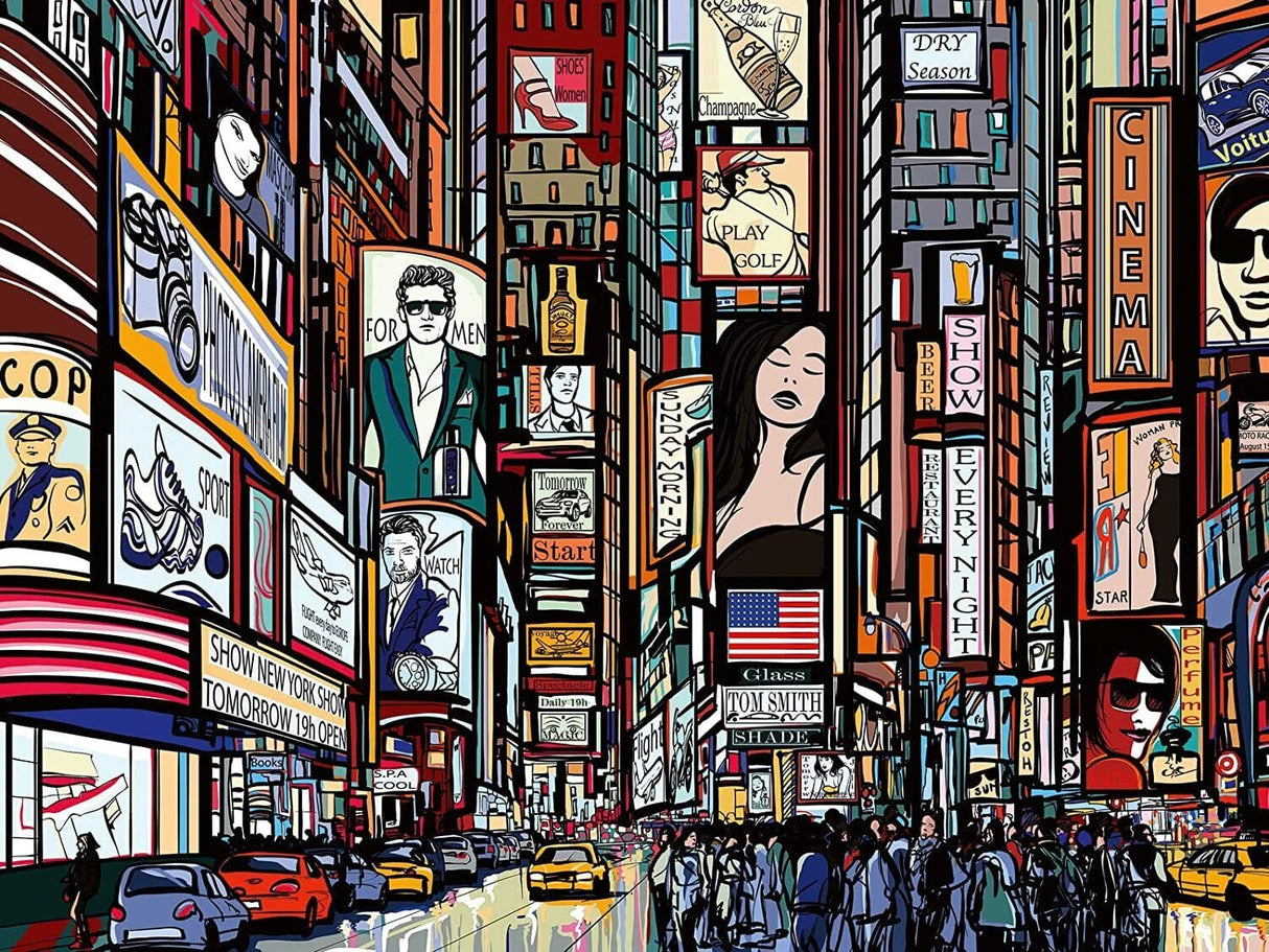 Ravensburger Colorful New York 1000pc Puzzle