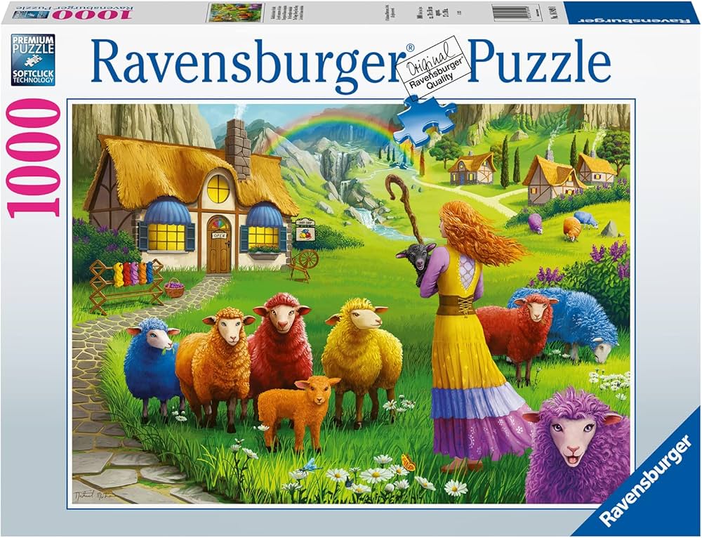 Ravensburger Colourful Wool 1000pc Puzzle - Hobbytech Toys