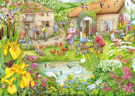 Ravensburger Cosy Cafe No 3: Farm Cafe 1000pc Puzzle