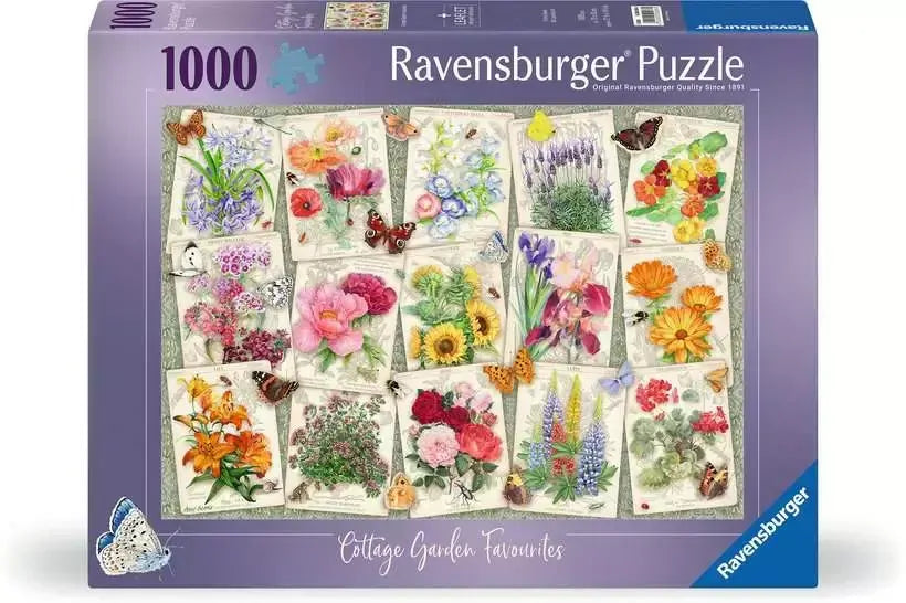 Ravensburger Cottage Garden Favourites1000pc Puzzle