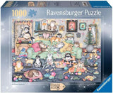 Ravensburger Crazy Cats Christmas Crackers Puzzle 1000 Piece