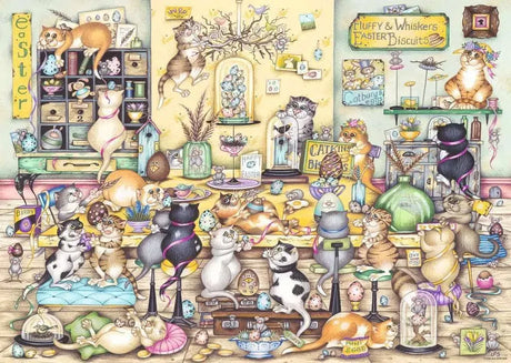 Ravensburger Crazy Cats Easter Eggstravaganza 1000pc Puzzle