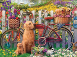 Ravensburger Cute Dogs in the Garden 500pc Puzzle