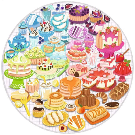 Ravensburger Desserts & Pastries Circle 500pc Puzzle